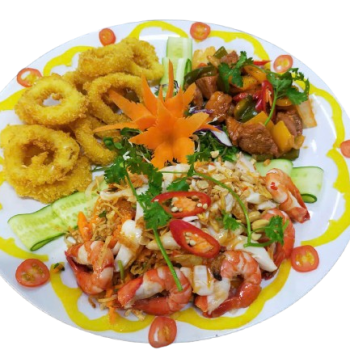 3 món khai vị Mực chiên