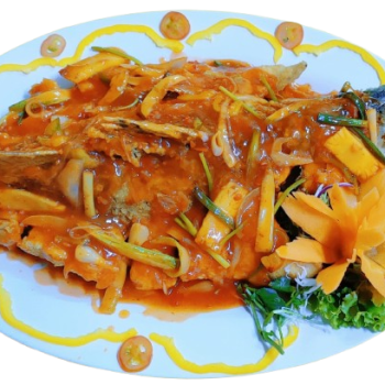 Cá chẽm sốt chua ngọt 