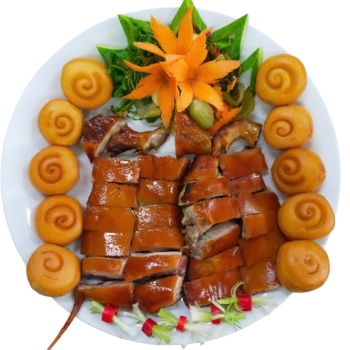 Heo sữa quay + bánh 