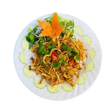 Kho Gà Xé Khoai Môn 