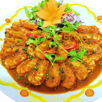 Tôm Sú Xốt Hoa Tiêu
