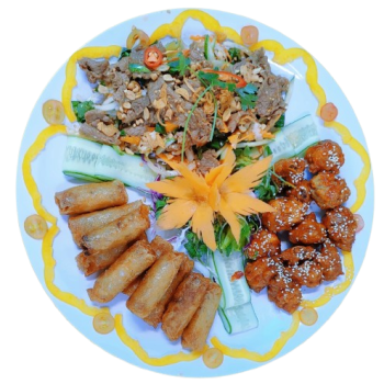 Khai vị 3 món ( gỏi bò ) 